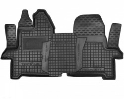 Set tappetini di gomma su misura per Ford Transit 7 (2014+) (2T)